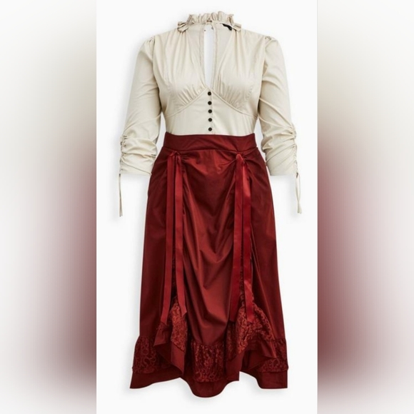 TORRID STEAMPUNK Halloween Costume Punk Dress! NWT! - Picture 6 of 13